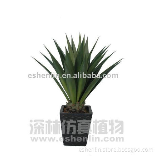 artificial agave potted plant